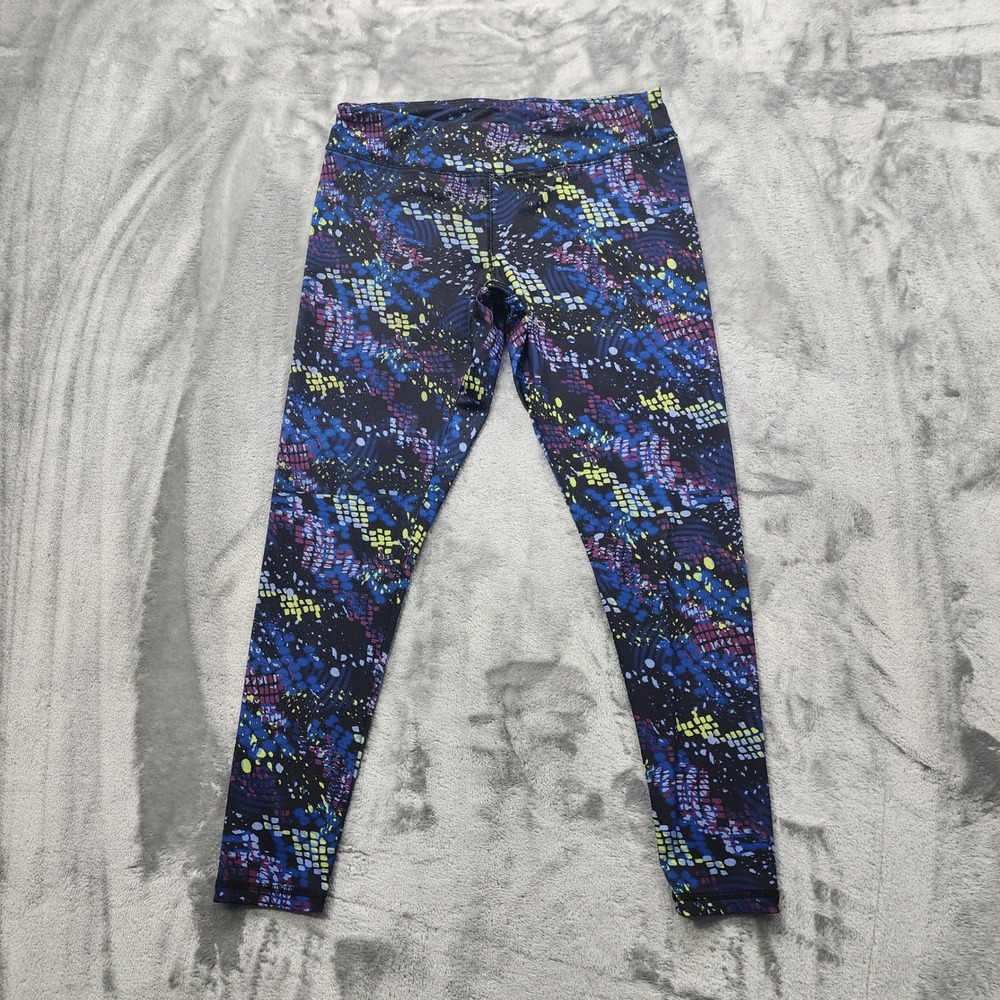 Everlast Sport Leggings Womens M Multicolor Snake Print Crop Ankle Workout Yoga